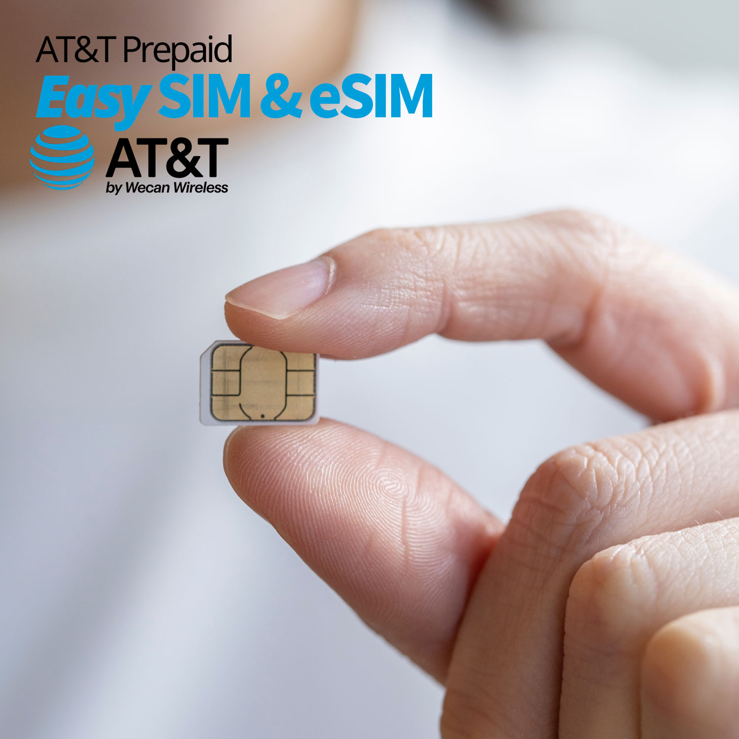 AT&T Prepaid SIM eSIM $30/月– 海外出差出国游学– ATT Chinese – ATT